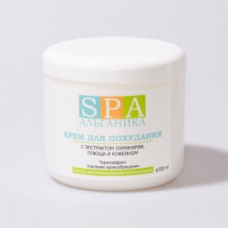 Крем с кофеином, экстрактом ламинарии и плюща SPA Альганика (500 мл)