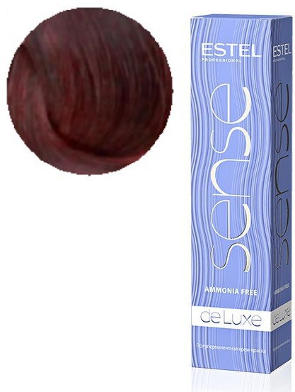 Sense De Luxe Крем-краска для волос, 5/5 Светлый шатен красный, 60 мл, SE5/5