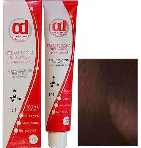 Крем-краска для волос "Constant Delight", 5/65 Светло-коричневый шоколадно-золотистый, 100 мл