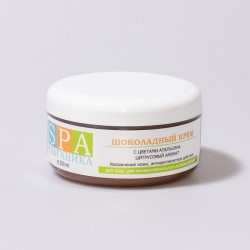 Шоколадный крем для тела с цветами апельсина SPA Альганика (250 мл)