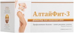 Травяной чай Алфит "АлтайФит- 3", для снижения веса, 20 фильтр-пакетиков (40 гр)