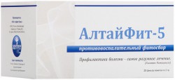 Травяной чай Алфит "АлтайФит- 5", противовоспалительный, 20 фильтр-пакетиков (40 гр)
