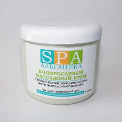 Водорослевый массажный крем с хвойной пастой SPA Альганика (500 мл)