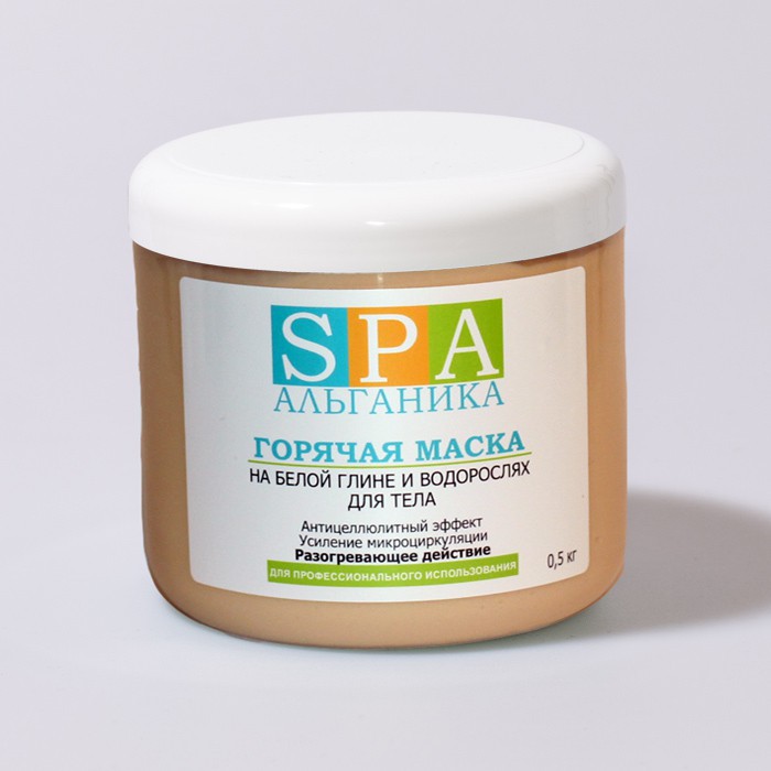 Горячая маска на водорослях и белой глине SPA Альганика (0,5 кг)