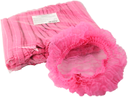 Шапочка Шарлотта розовая 1шт. (в упак 100шт)