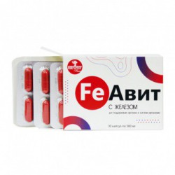 Алфит Плюс "FeАвит с железом", 30 капсул