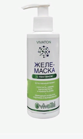 Виватон Желе маска с пектином для лица, 150мл. 