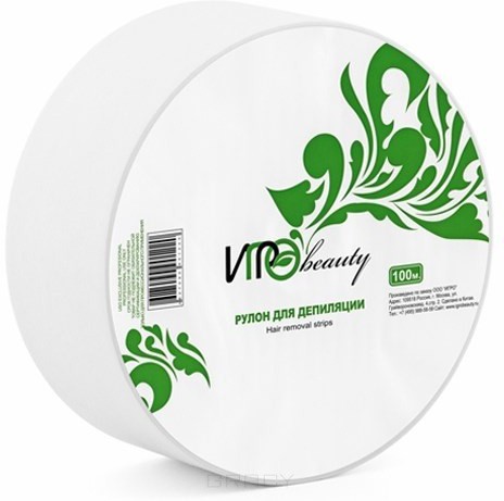 801220 Igrobeauty Полоски для депиляции в рулоне белые, 100 м