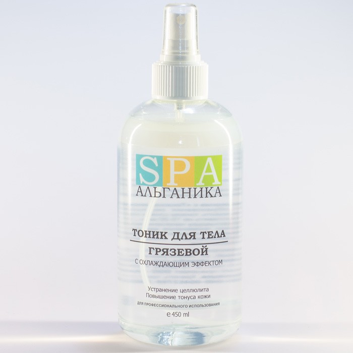 Тоник для тела SPA Альганика, грязевой, охлаждающий (450 мл)