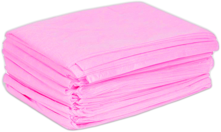 Простыня SMS розовая 80х200см 10шт/уп ПРЕМИУМ