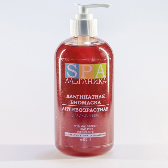 Биомаска «Антивозрастная» ANTI-AGE для лица и тела SPA Альганика (450 мл)