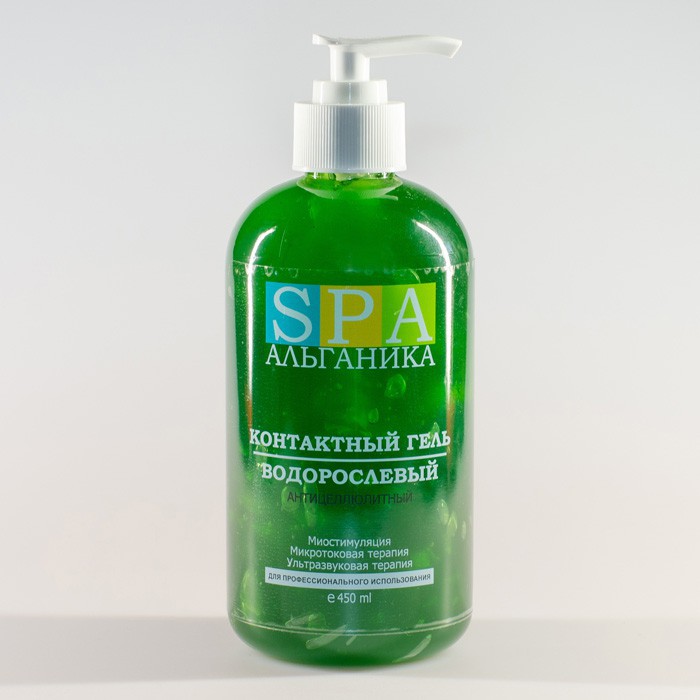 Гель для тела SPA Альганика, контактный, водорослевый, антицеллюлитный (450 мл)