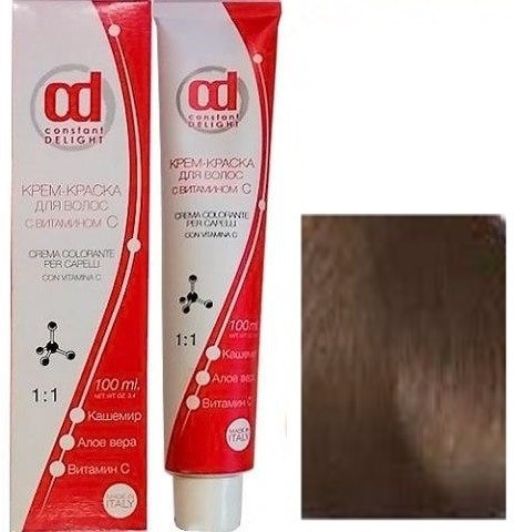 Крем-краска для волос "Constant Delight", 7/1 Средне-русый сандре, 100 мл