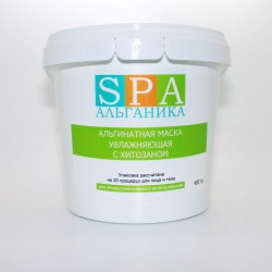 Альгинатная маска для лица SPA Альганика, с хитозаном увлажняющая (400 гр)