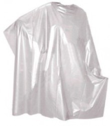 Одноразовый пеньюар прозрачный ПВД 160х120см 50шт/уп