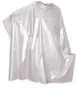 Одноразовый пеньюар прозрачный ПВД 160х120см 50шт/уп