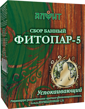 Фитосбор для кедровой бочки Алфит "Фитопар 5", успокаивающий, 20 фильтр-пакетиков (500 гр)