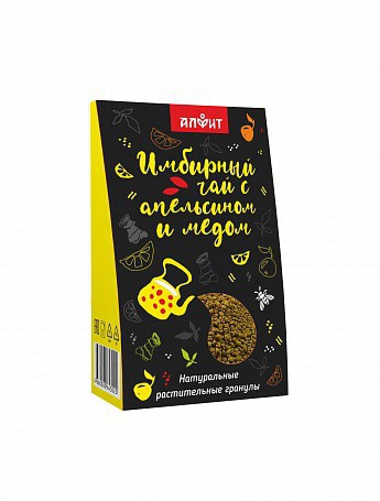 Чайный напиток Алфит «Имбирный чай с апельсином и медом» (60 гр)