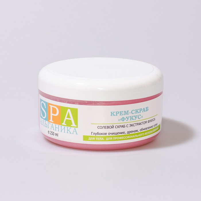 Солевой крем-скраб для тела «Фукус» SPA Альганика (250 мл)