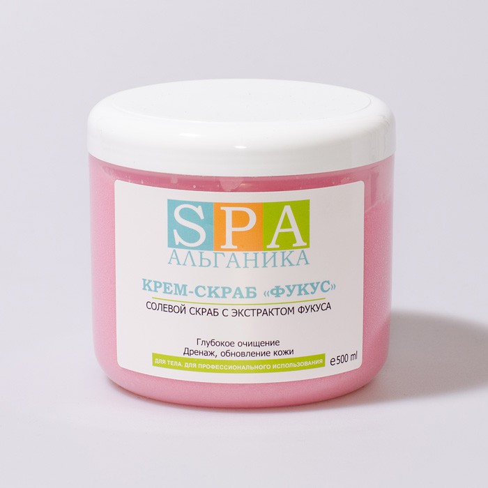 Солевой крем-скраб для тела «Фукус» SPA Альганика (500 мл)