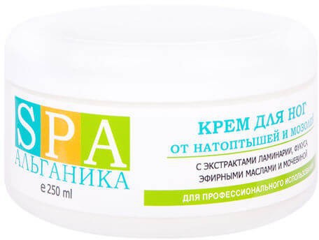 Крем для ног SPA Альганика от натоптышей и мозолей 250мл