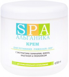Крем для уставших "тяжелых" ног SPA Альганика  500мл 