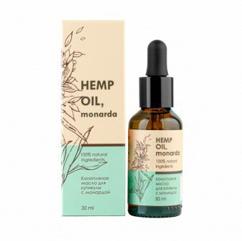Конопляное масло для кутикулы с монардой 30мл - Алфит Плюс