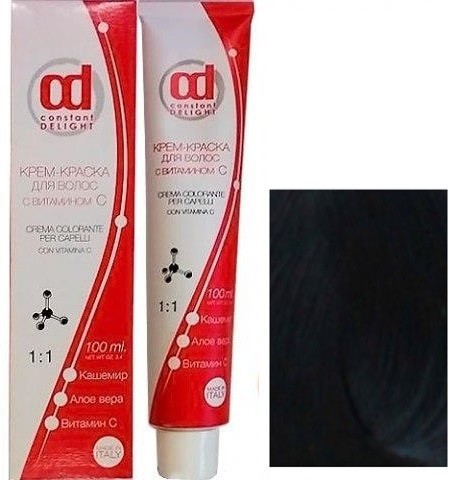 КД19248 Крем-краска для волос "Constant Delight", 0/22 Синий микстон, 100 мл