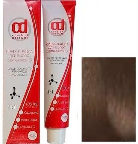 Крем-краска для волос "Constant Delight", 7/16 Средне-русый сандре шоколадный, 100 мл