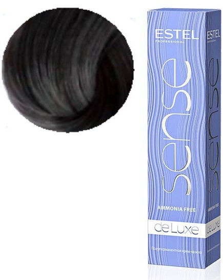 Sense De Luxe Крем-краска для волос, 6/1 Темно-русый пепельный, 60 мл, SE6/1