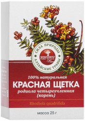 Красная щетка (родиола четырехчленная) пачка, 25г 
