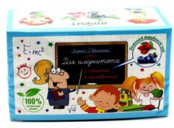 Травяной чай Алфит "Школьный 5", для иммунитета, с черникой и шиповником, 20 пакетиков (40 гр)