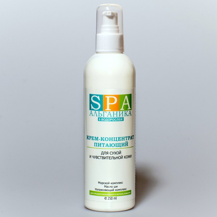 Крем для лица SPA Альганика, питающий, с морским комплексом (250 мл)