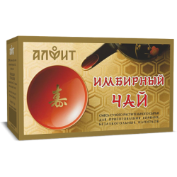 Травяной чай Алфит, имбирный