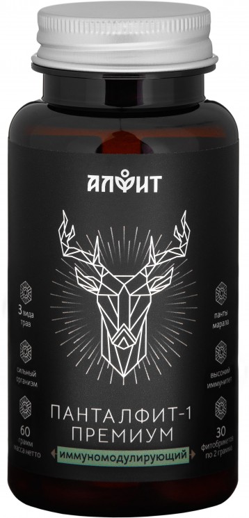ПАНТАЛФИТ-1 ПРЕМИУМ ИММУНОМОДУЛИРУЮЩИЙ, 60г (30 брикетов*2г) 