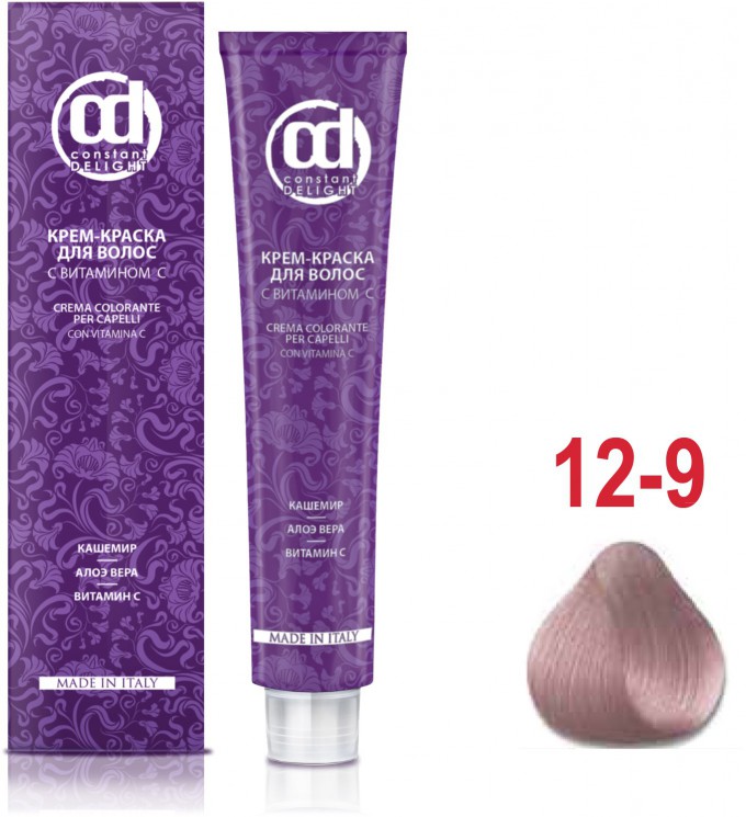 CD Д 12/98 крем-краска для волос с витамином С специальный блондин фиолетово-красный 100 мл
