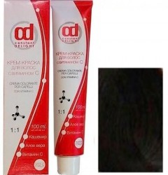 Крем-краска для волос "Constant Delight", 4/60 Средне-коричневый шоколадно-натуральный, 100 мл