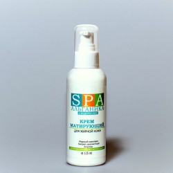 Крем для лица SPA Альганика, матирующий, с морским комплексом, для жирной кожи (125 мл)