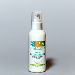 Крем-восстановление дневной для лица SPA Альганика, Anti-Age, SPF 15 (125 мл)