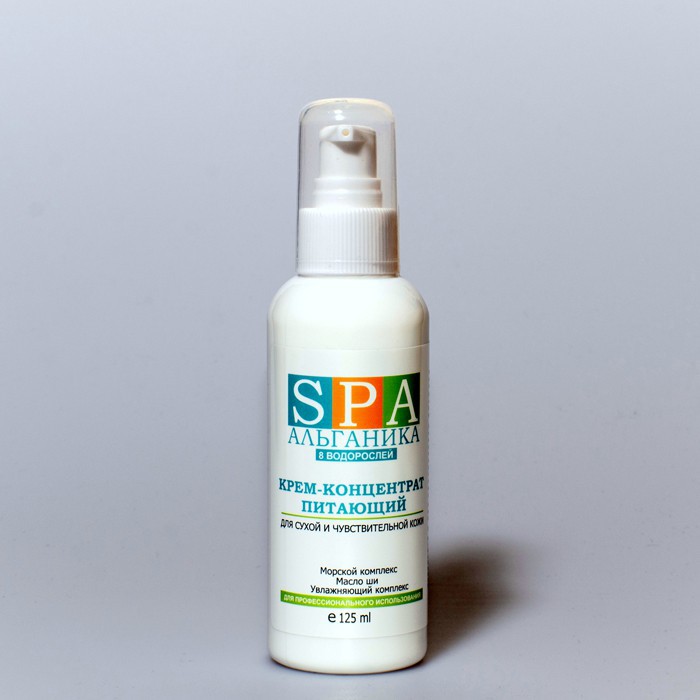 Крем для лица SPA Альганика, питающий, с морским комплексом (125 мл)