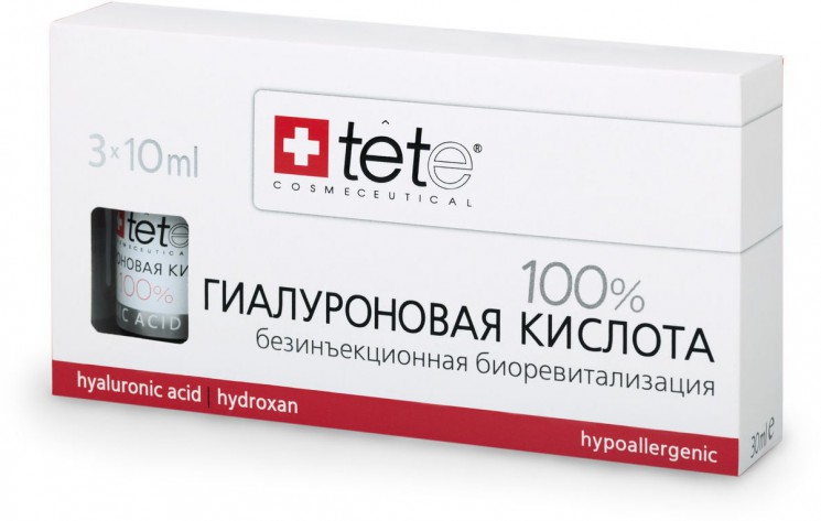 TETE 100% Гиалуроновая кислота 3*10 мл