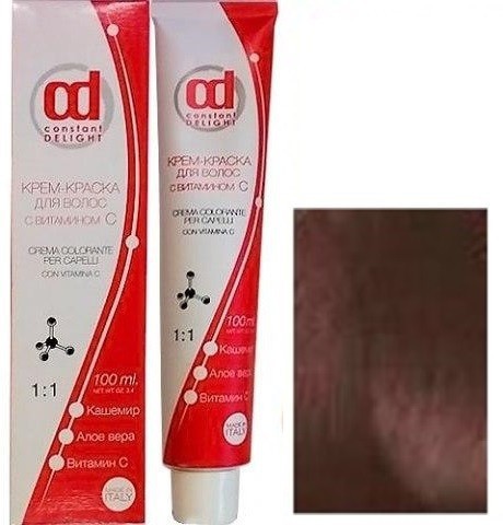 Крем-краска для волос "Constant Delight", 7/60 Средне-русый шоколадно-натуральный, 100 мл