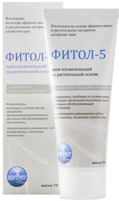 Крем Алфит "Фитол-5" геморроидальный (75 гр)
