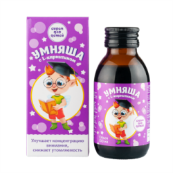 БАД к пище Серия "Цветы жизни" детский сироп "Умняша", 100мл