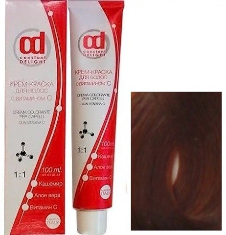 Крем-краска для волос "Constant Delight", 7/67 Средне-русый шоколадно-медный, 100 мл
