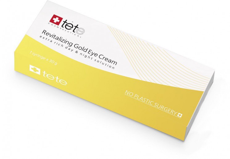 TETE Омолаживающий крем для глаз с коллоидным золотом / REVIALIZING GOLD EYE CREAM 30 мл