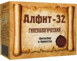 Чай Алфит-32 гинекологический брикетированный (60 брикетов по 2 г) 