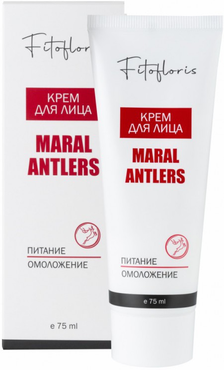 Фитофлорис Крем для лица с пантами марала омолаживающий , Алфит(75 гр)